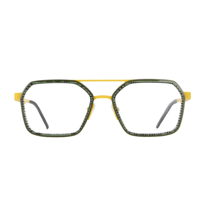 HORS COLLECTION VANNI UOMO LV4120 C390  Taille / Branche : 55 - 19 / 145 MM